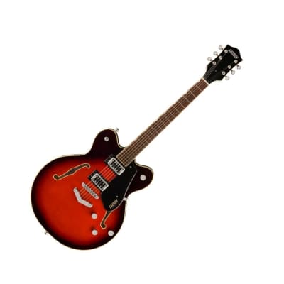 Gretsch G5622 Electromatic Center Block Double-Cut 6-String Right-Handed Electric Guitar with V-Stoptail Tailpiece (Claret Burst) image 4