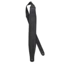 Levy's Right Height 3.5" Wide RipChord Guitar Strap Black