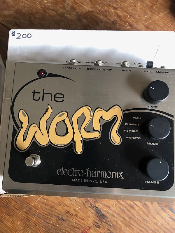 Electro-Harmonix The Worm Analog Wah / Phaser / Vibrato / Tremolo (Large  Box)