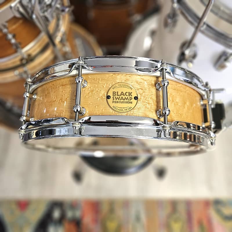 Black Swamp Percussion 14x4" Solid Birdseye Maple Snare Drum Reverb