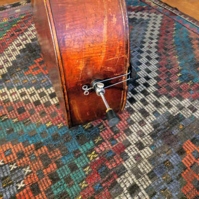 German Double Bass Upright Bass 1850 Brown image 13