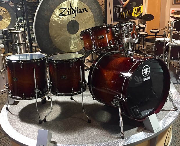 Yamaha live custom oak amber shadow sunburst sale