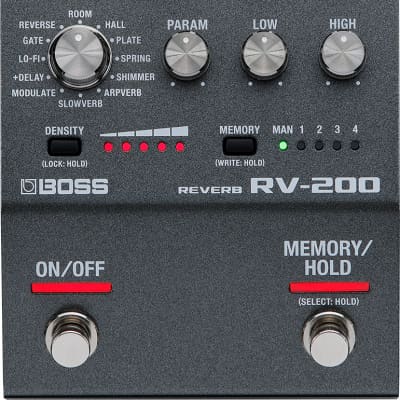 ＜新品同様＞ BOSS RV-200 REVERB Amazon.com: BOSS RV-200 Reverb | Premium Reverb Processing