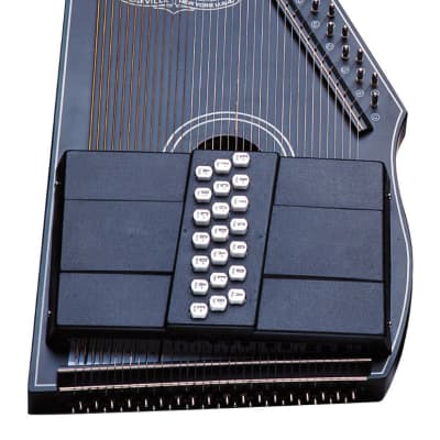 Oscar Schmidt OS73C 21 Chord Acoustic Auto Harp Black image 3