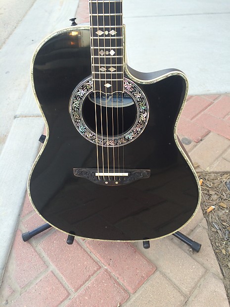 Ovation 1869 Custom Legend Usa Shallow Bowl 1987 Black