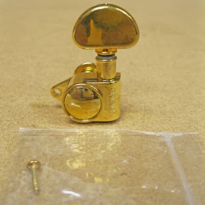 Grover Rotomatic Single Tuning Machine  Gold image 1