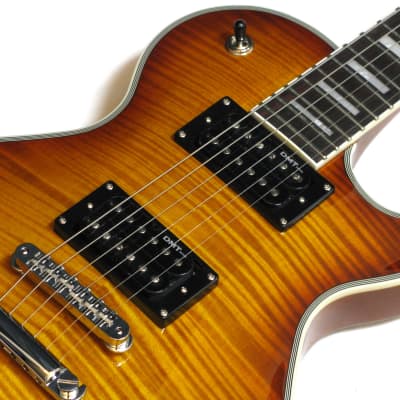 DEAN Thoroughbred Deluxe electric GUITAR - Trans Amber - NEW image 3