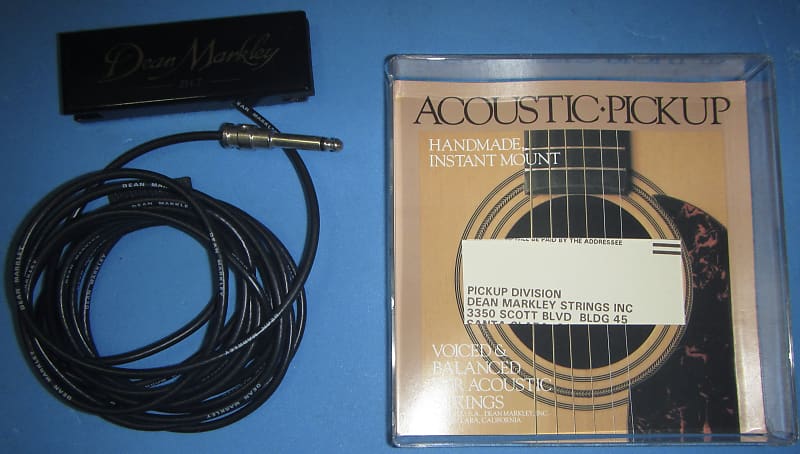 Dean Markley Acoustic sound hole pickup ZH-7 Black | Reverb