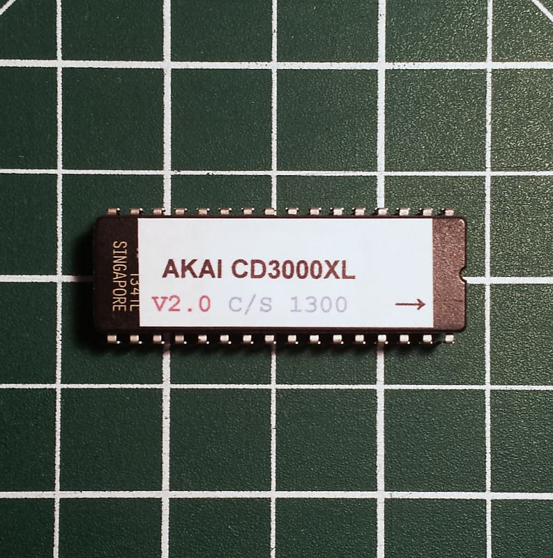Akai CD3000XL Sampler OS v2.0 EPROM Firmware Upgrade kit image 1