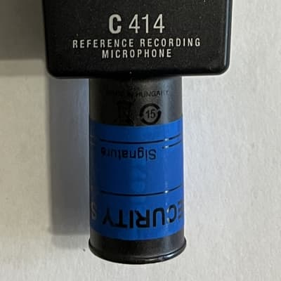 AKG C414 XLS Large Diaphragm Multipattern Condenser Microphone 2010s - Black image 3