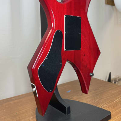 B.C. Rich Custom Shop Warlock 2025 - Transparent Red image 9