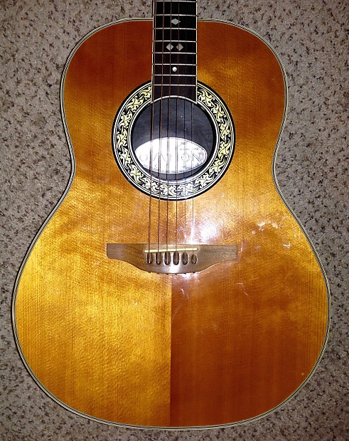 Vintage 1970 s Ovation legend Model 1117 acoustic guitar made in the USA ohsc 1970 s Natural