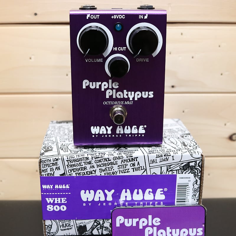 Way Huge WHE800 Purple Platypus Octidrive MkII - Octave/Fuzz Guitar Effect  Pedal