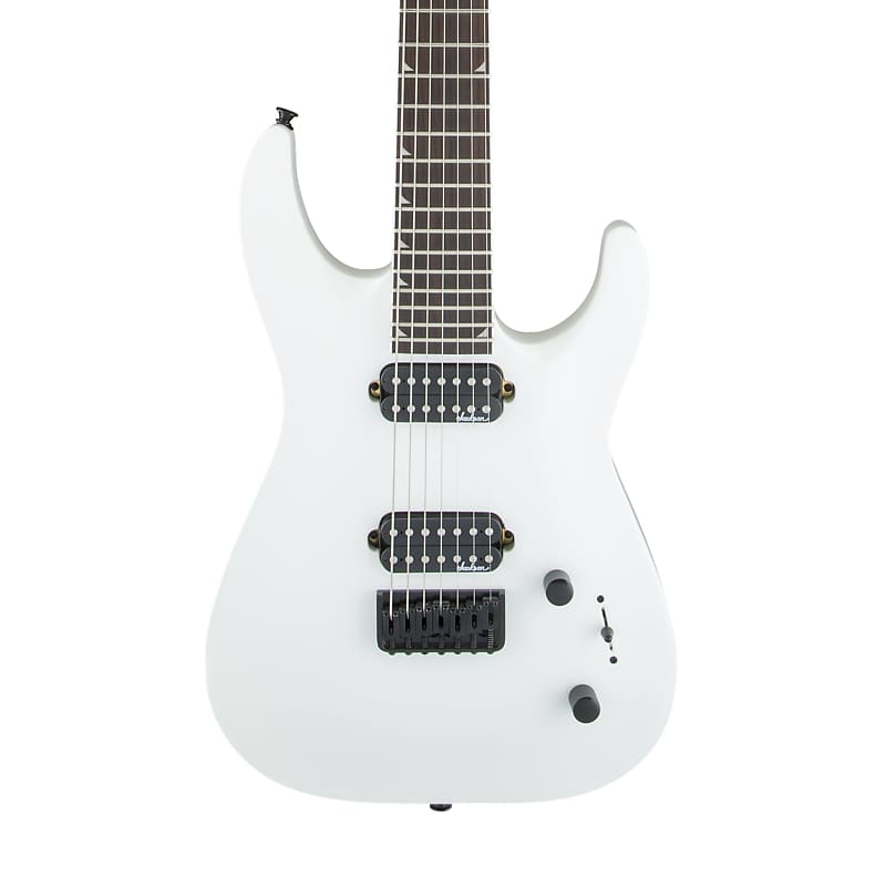 Jackson Dinky JS32-7 DKA Electric Guitar, Amaranth FB, Snow