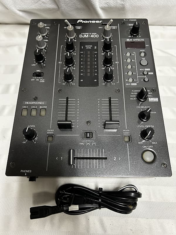 Pioneer DJM-400 Two Channel DJ Mixer - Good Used Condition - Quick Shipping
