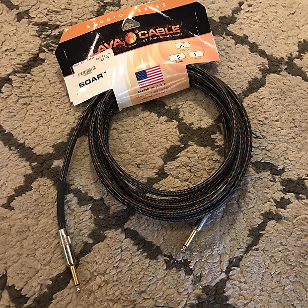 Lava Cable Soar 1/4" Instrument Cable 15' Straight-Straight Bild 1