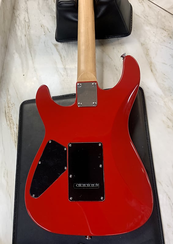 Samick SS 71 Double Cutaway Hot Rod Red | Reverb
