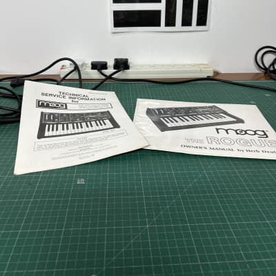 Moog Rogue owners manual & technical service info
