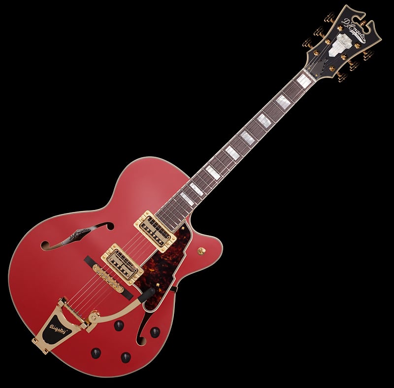 D'Angelico Deluxe 175 Hollow Body Single Cutaway with Bigsby Vibrato image 4