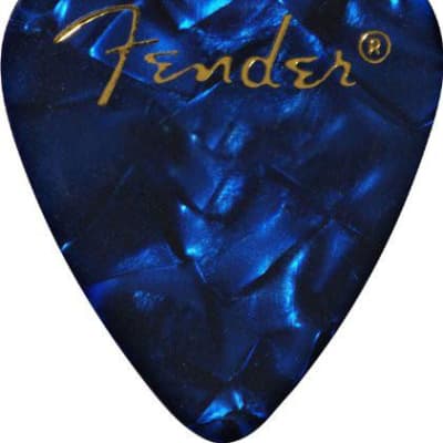 Fender 351 Premium Celluloid Guitar Picks - BLUE MOTO, HEAVY 144-Pack (1 Gross) image 2