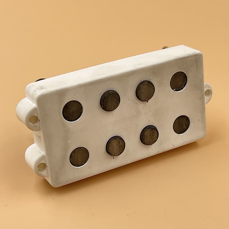 1977 Music Man Sting Ray Bass White ABS Plastic Pickup Cover Reverb