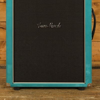 Two Rock Classic Reverb Signature 50 Watt Head & 2x12 Cab - Teal Suede B Stock image 9