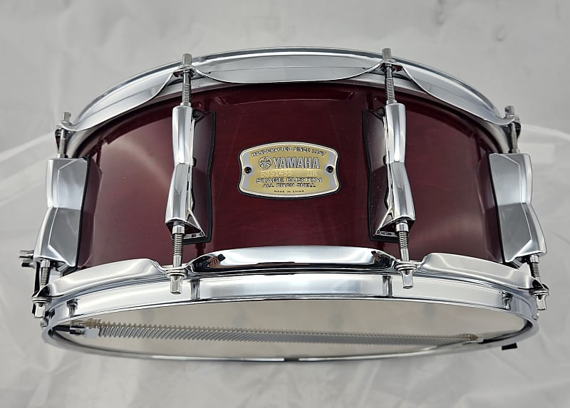 Yamaha 5.5x14 Stage Custom Snare Drum-Birch Shell 2020's - Cranberry image 1