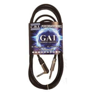 CBI Cables GA1061R Straight to Angled TS Instrument Cable - 6'