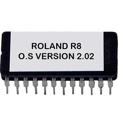 Roland R-8 firmware Version 2.02 firmware OS update EPROM R8 drum machine eprom image 1