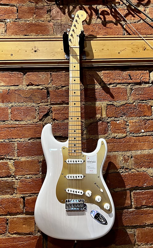 Fender 50s Heritage Stratocaster MIJ White Blonde | Reverb