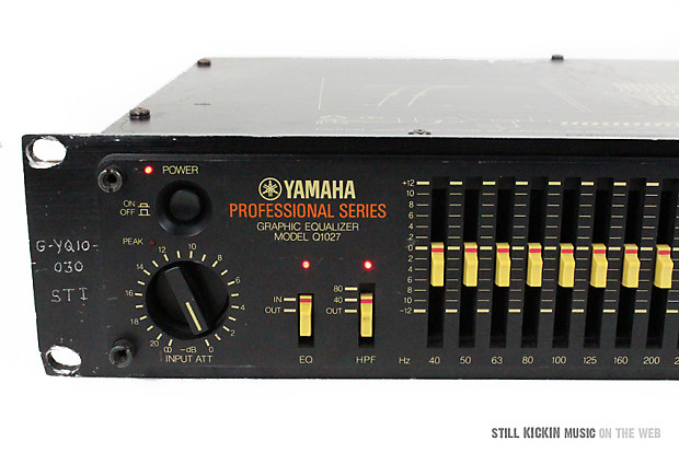 YAMAHA Q1027 vintage graphic eq STUDIO PULL 1027 27-BAND 1/3 OCTAVE  EQUALIZER (2 Available)