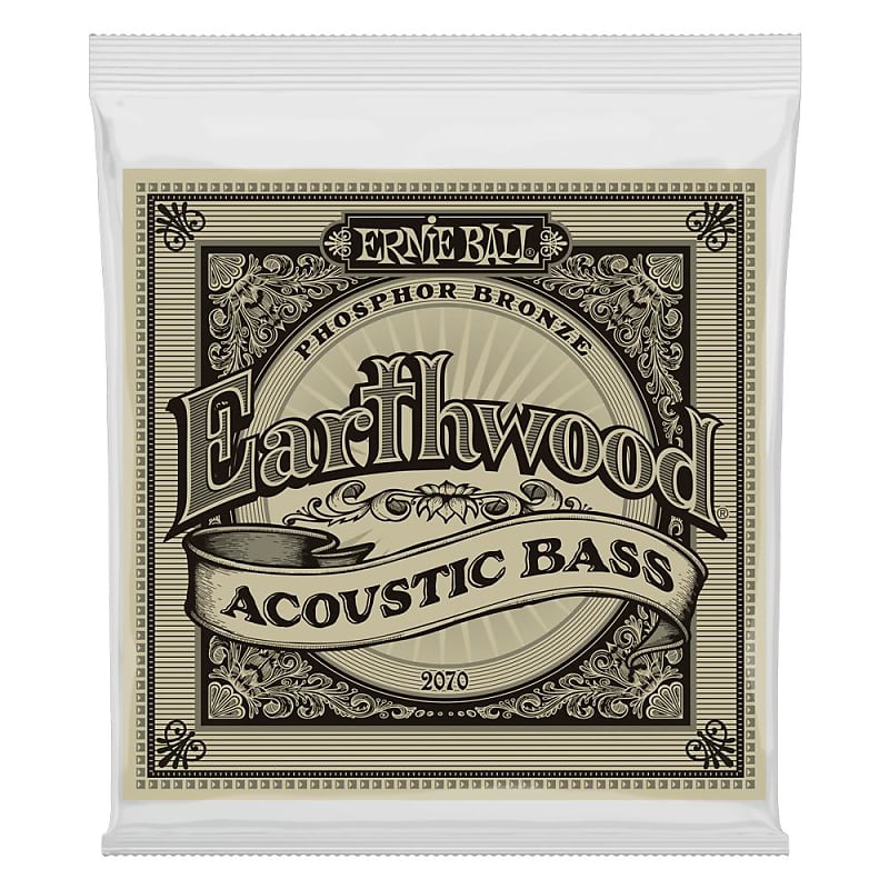 Ernie Ball Earthwood Phosphor Bronze Acoustic Bass Strings | Gauge 45-95 image 1