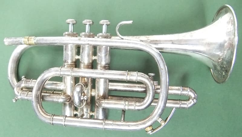 RARE, VINTAGE LA FLEUR / BOOSEY & HAWKES Bb SILVERTONE