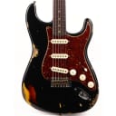 Fender Custom Shop Limited Edition 1961 Stratocaster Heavy Relic Aged Black over 3-Tone Sunburst