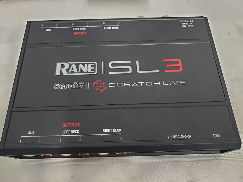 RANE SL3 SERATO SCRATCH LIVE 3 INTERFACE #3025 GOOD USED