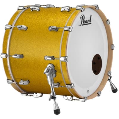 Pearl Music City Custom Reference Pure 18"x16" Bass Drum GOLD SATIN MOIRE RFP1816BX/C723 image 14