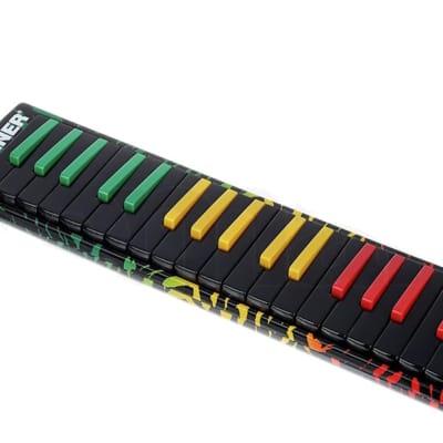 Hohner Airboard 37 Rasta 37-Key Melodica with Gig Bag image 2