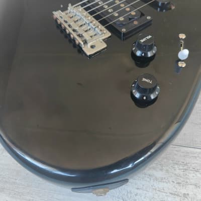1980's Tokai Japan Custom Edition HSS Superstrat (Black) image 2