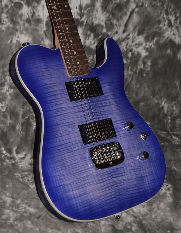 2022 G&L - Tribute ASAT Deluxe Flame Top - Blueburst image 1
