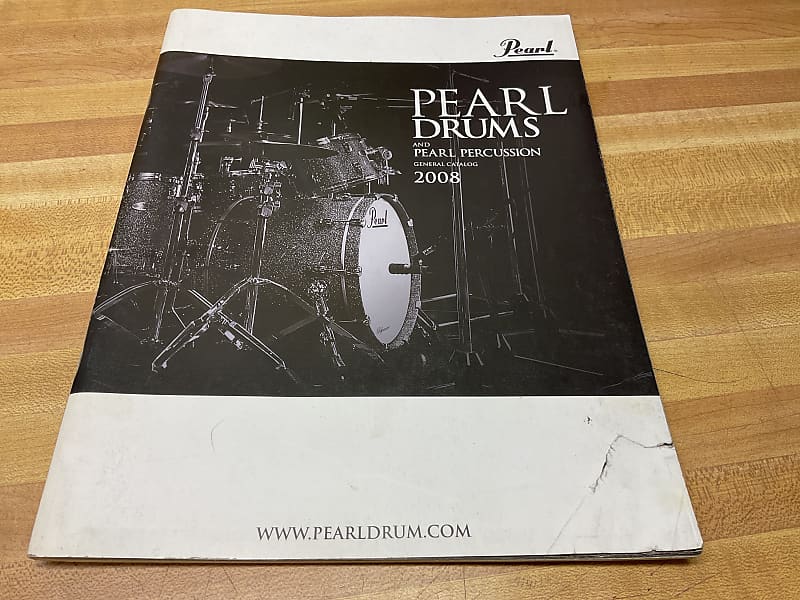 2008 Pearl Drums and Pearl Percussion catalog Reverb