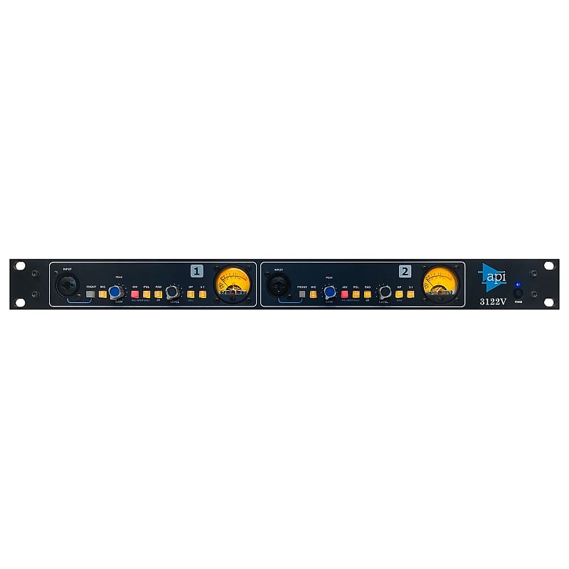 API 3122V - 2 Channel Mic/Line Pre with Variable Output and High-Pass Filter image 1