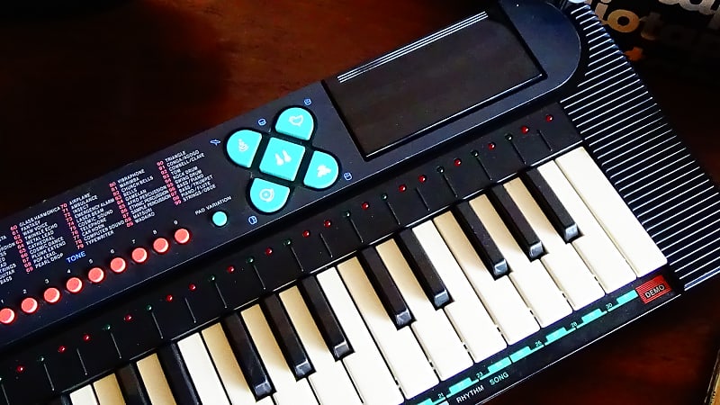 CASIO　ROM　キーボード PT-380　ピッカピカトーン　昭和レトロ　稼働 CASIO PT-380 ピッカピカトーン キーボード・マイク・ROM5本