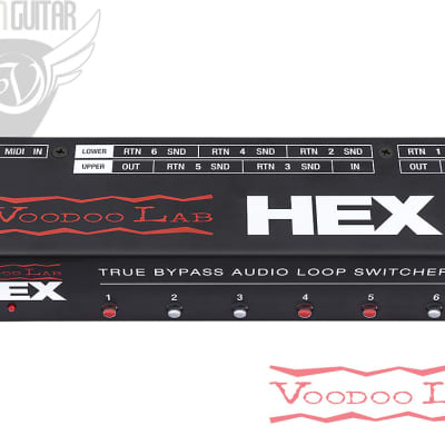 Voodoo Lab HEX Audio Loop Switcher Compact Pedal Switcher image 1