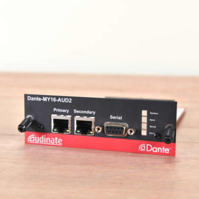 Audinate Dante-MY16-AUD2 16-Channel Dante Network I/O Card CG00QKH 