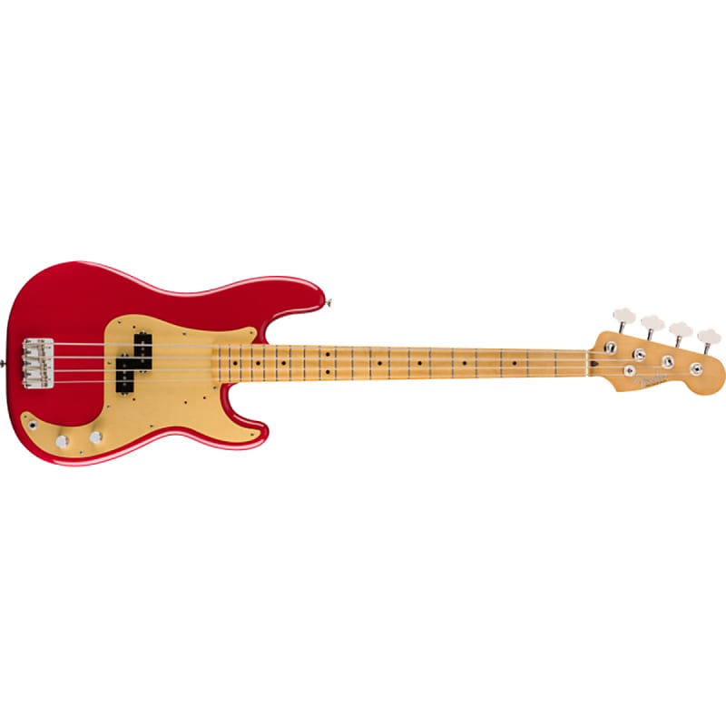 Fender Vintera 50s Precision Bass Guitar MN Dakota Red - MIM 0149612354 image 1