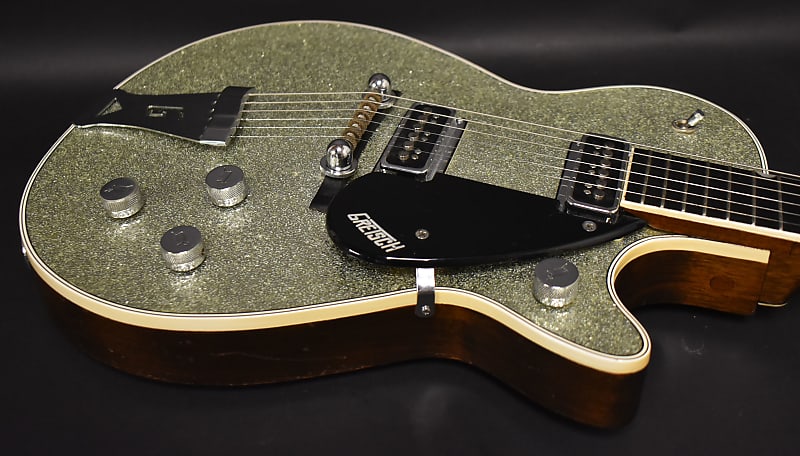 1958 Gretsch 6129 Silver Jet Silver Sparkle w/OHSC image 8