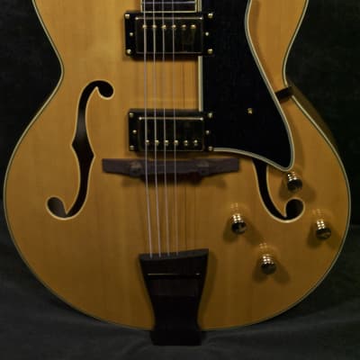 Peerless Tonemaster Blonde Hollow body Guitar w case #5384 image 2