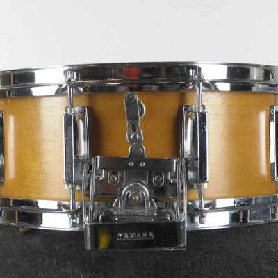 1980s Yamaha Recording Custom 5x14 Real Wood SD-055D Snare Drum image 9