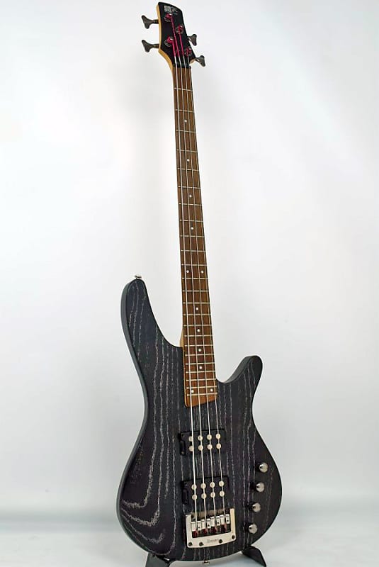 Ibanez SR670 Silver Wave Black Electric Bass – Ish Guitars