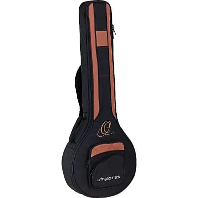 Ortega Guitars OBJ350/6-SBK Raven Series 6-String Banjo in Satin Black w/ Gig Bag image 3